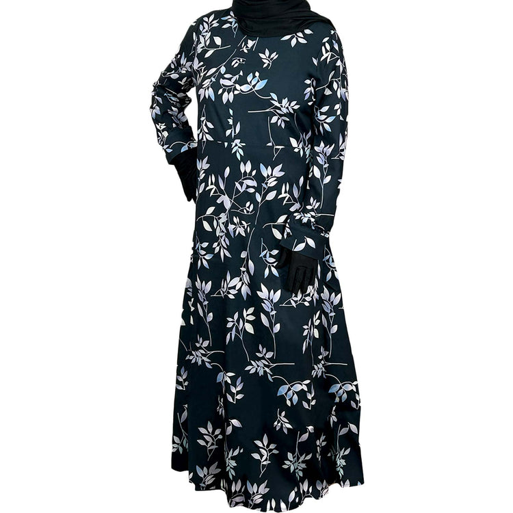 modest full length dress