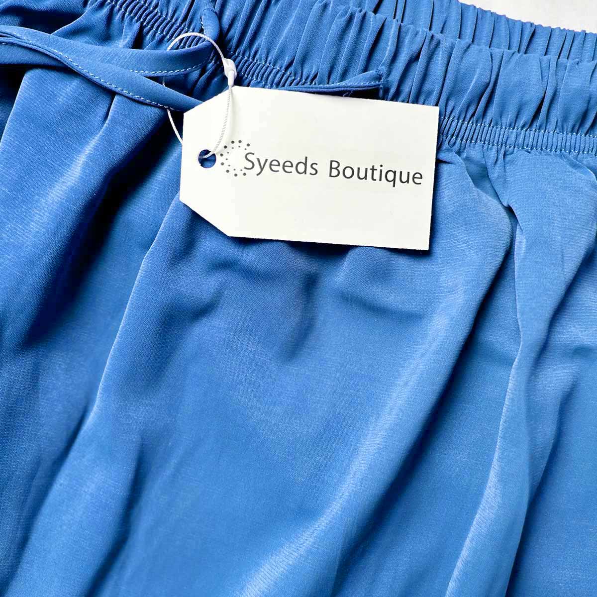 elastic waist band with adjustable tie