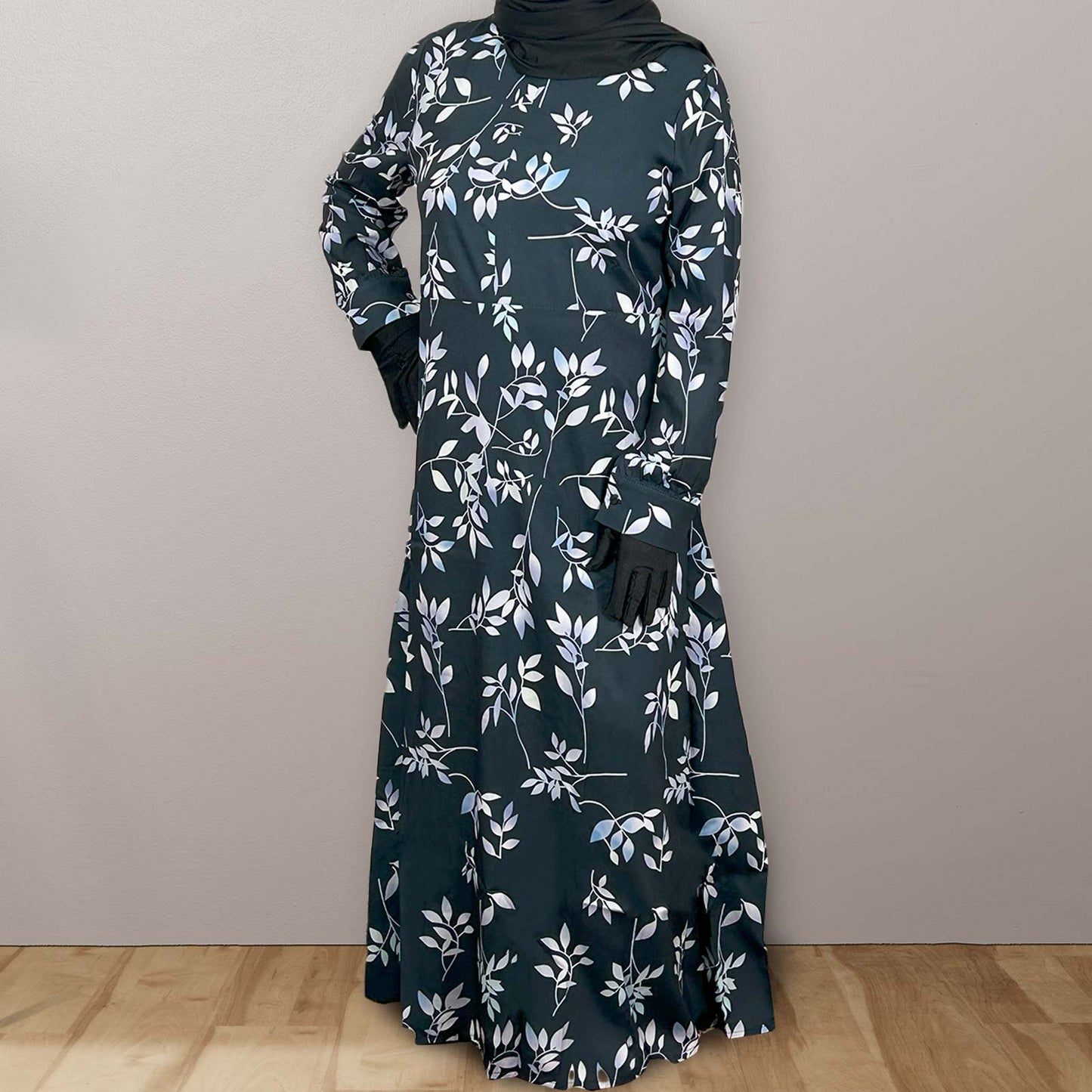 A-line modest dress