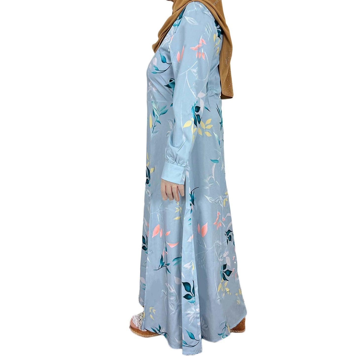 floor length abaya dress