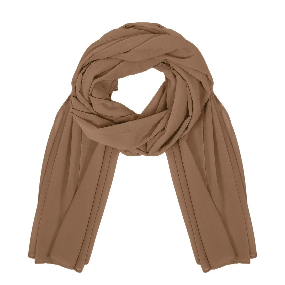 khaki chiffon hijab