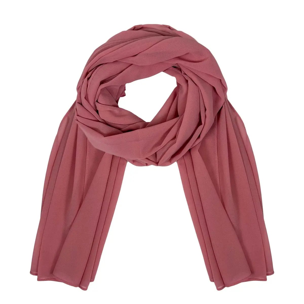 pink chiffon hijab