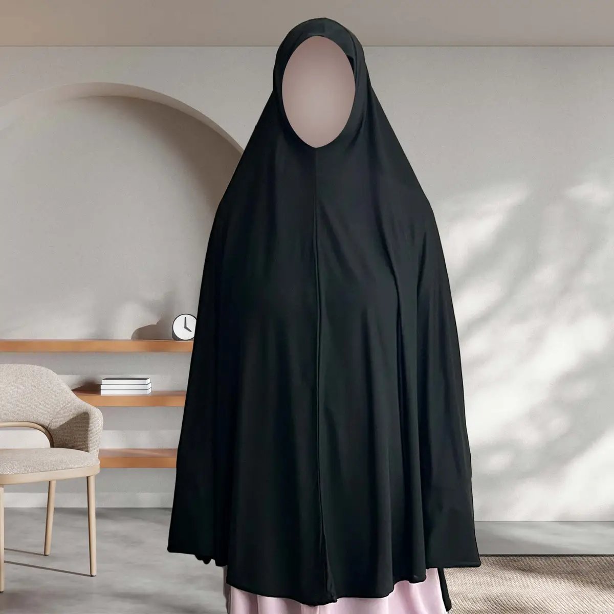 long scarf to cover from head to lower back