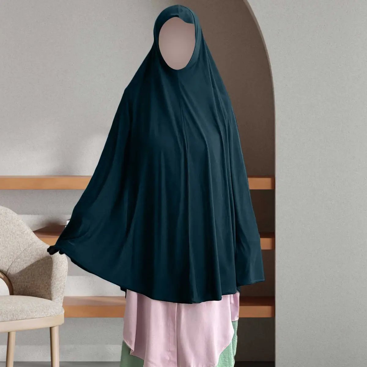 pull on instant hijab scarf