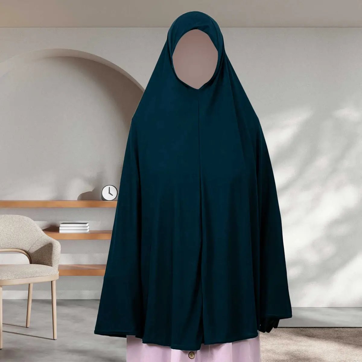 long scarf to cover from head to lower back