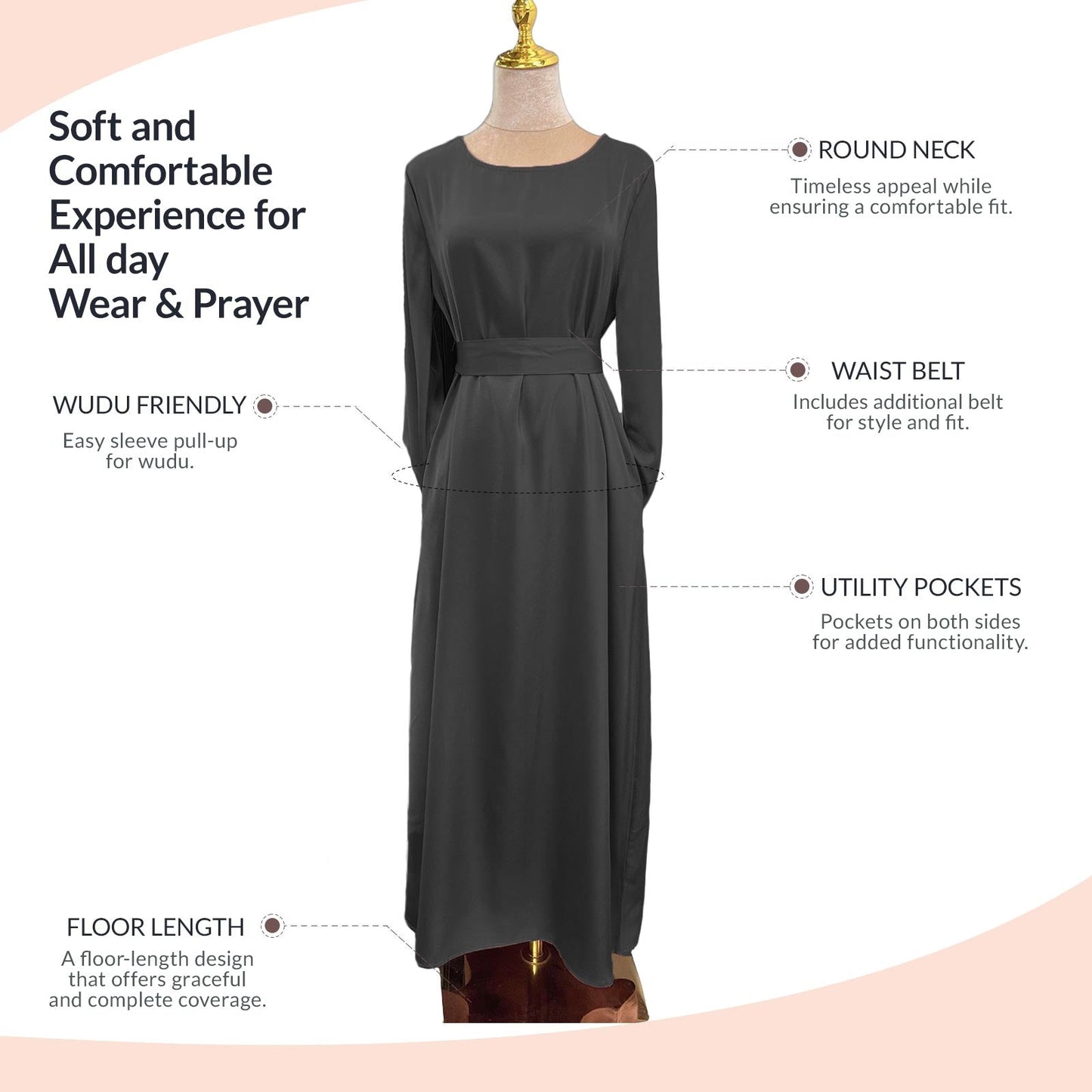 satin abaya infographic