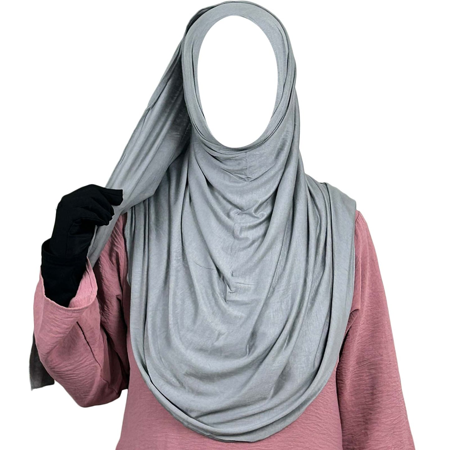Cotton Jersey Hijab, Large