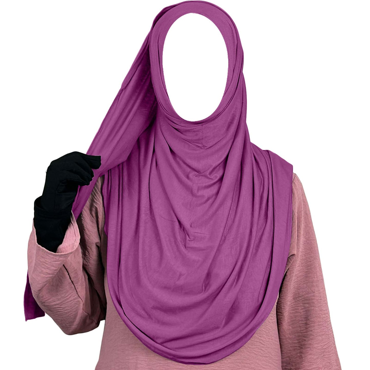 Cotton Jersey Hijab, Large