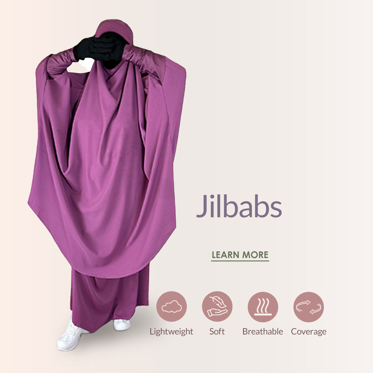 two piece jilbab set