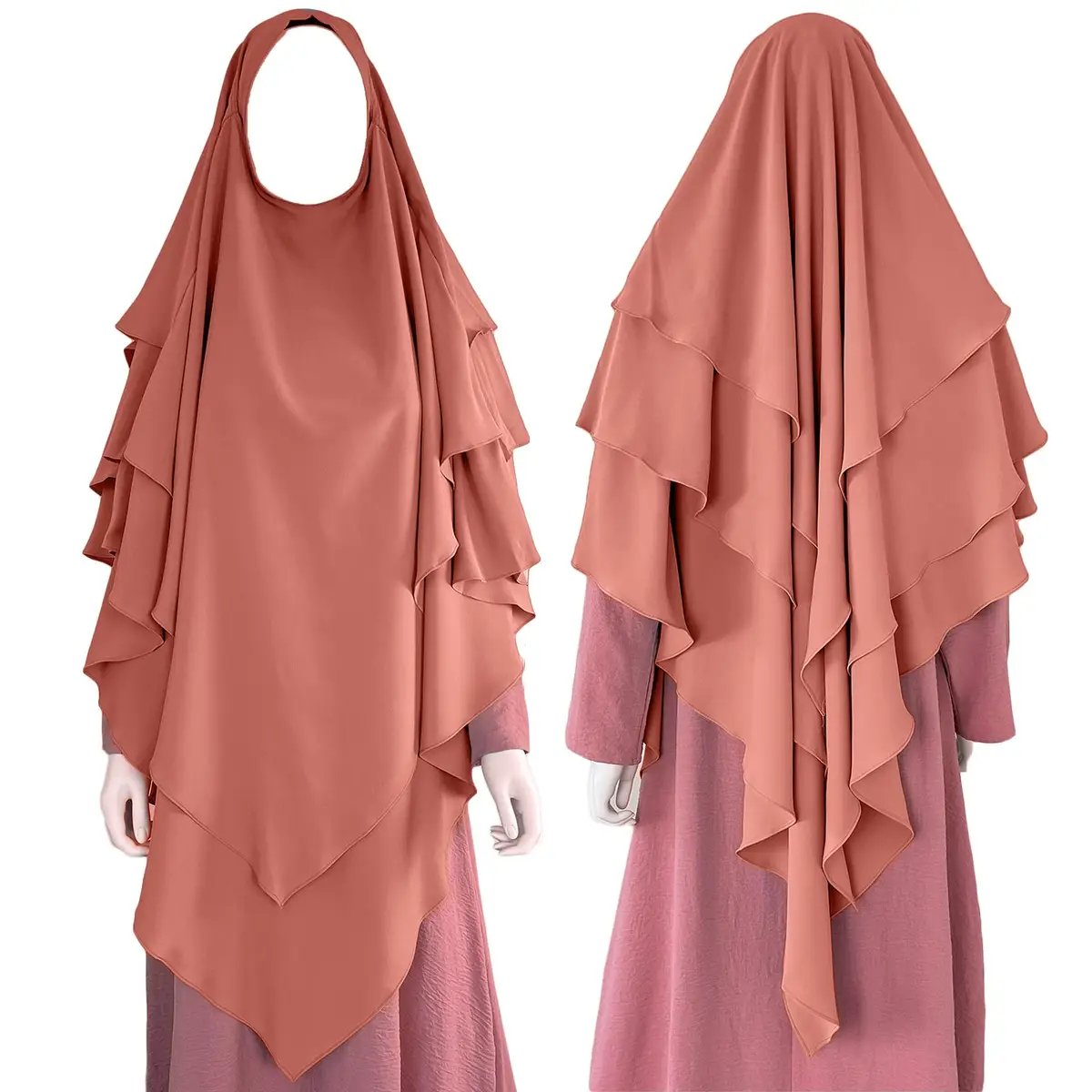 terracotta long khimar
