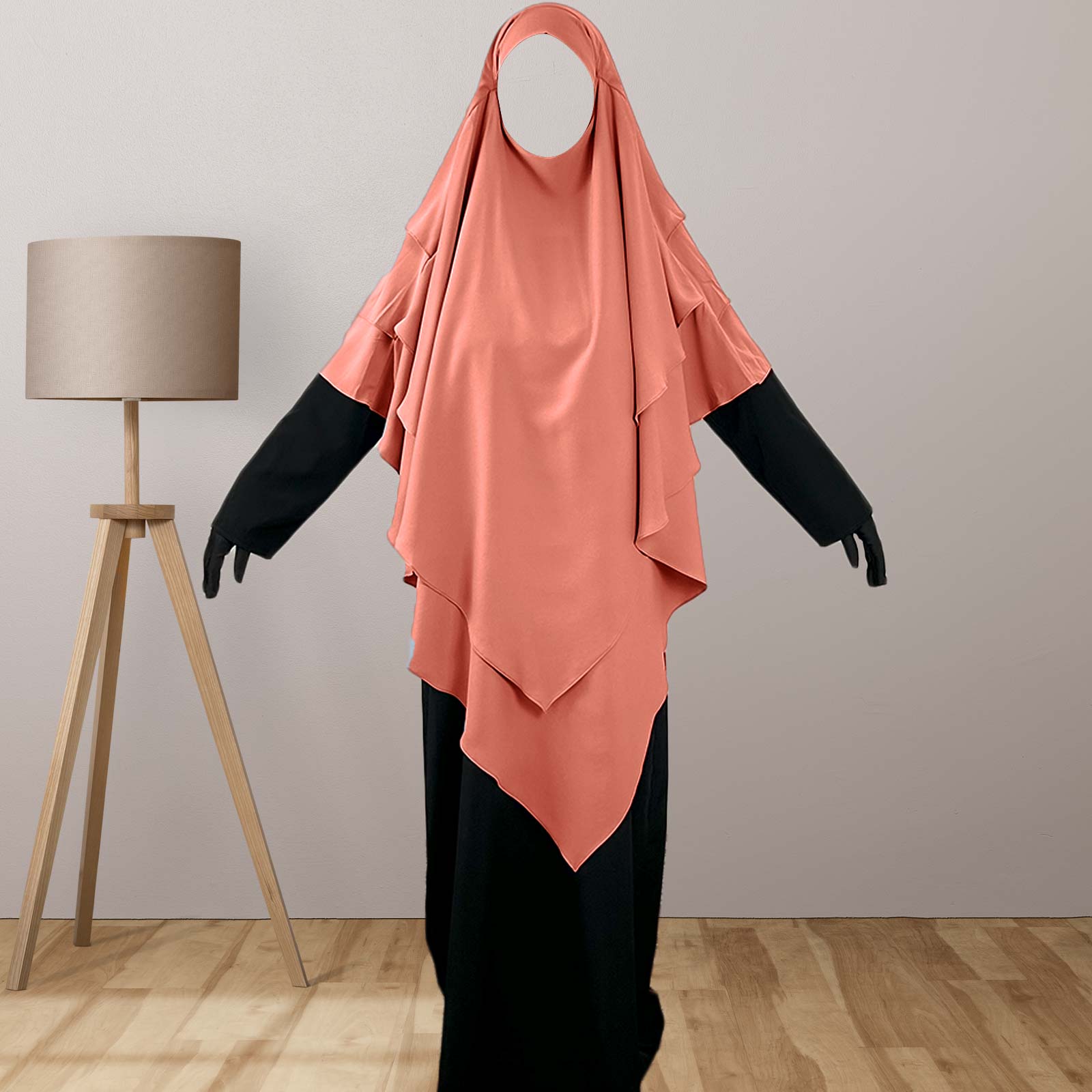 two-layer on the front