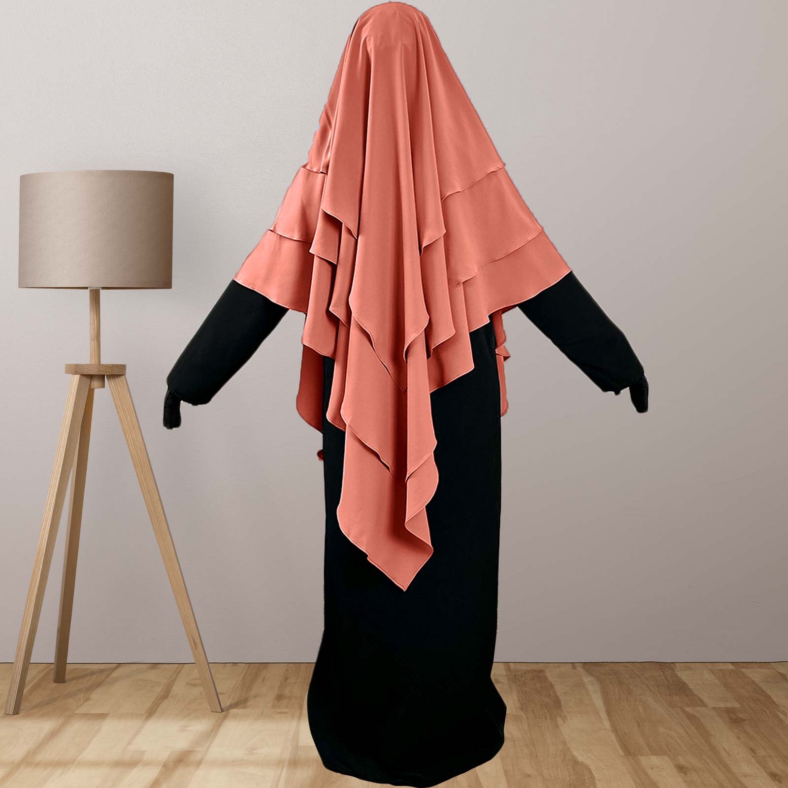 three-layer on the back