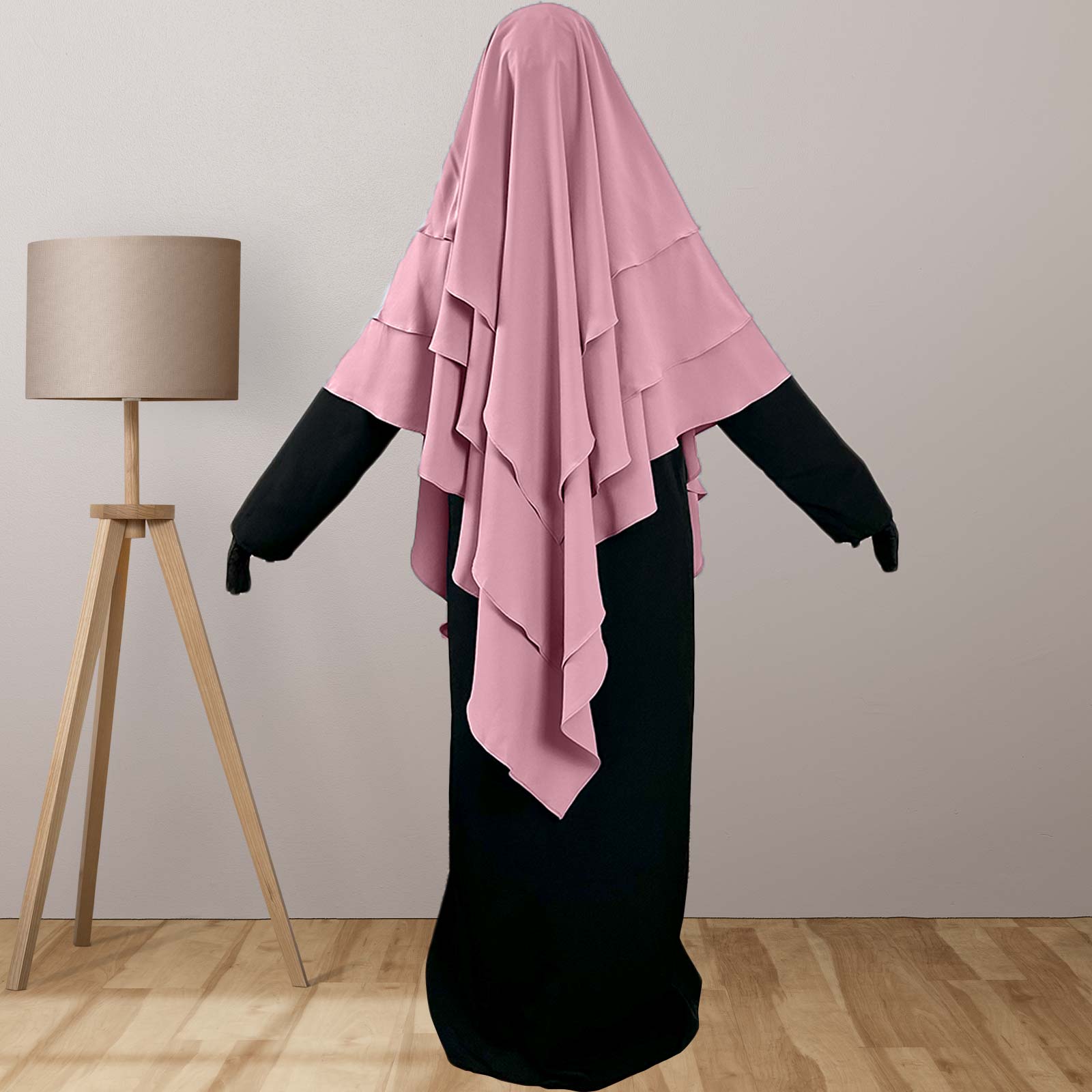 three-layer on the back