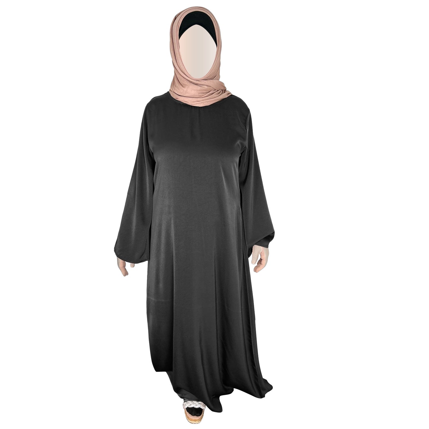 non-see-through material