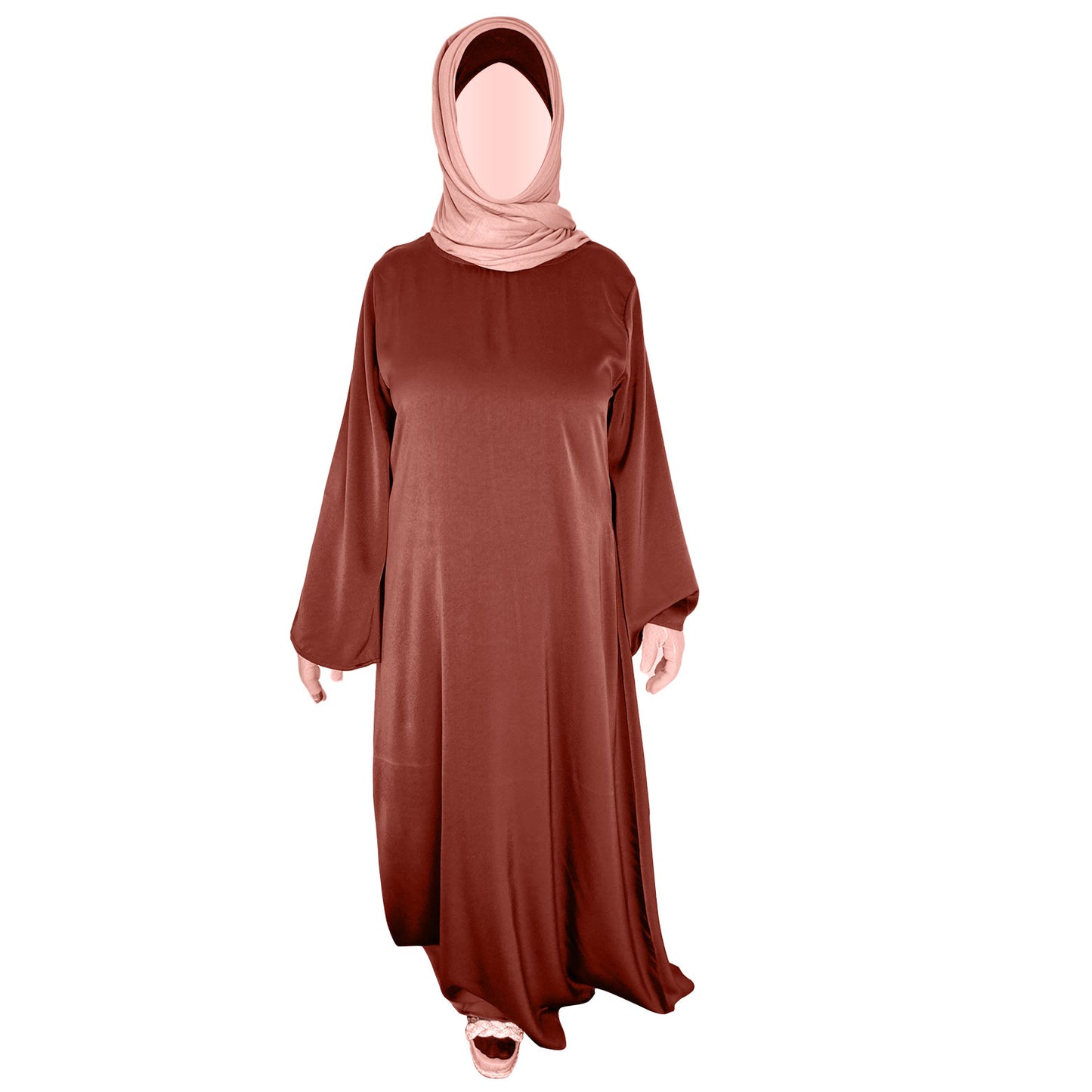 non-see-through material