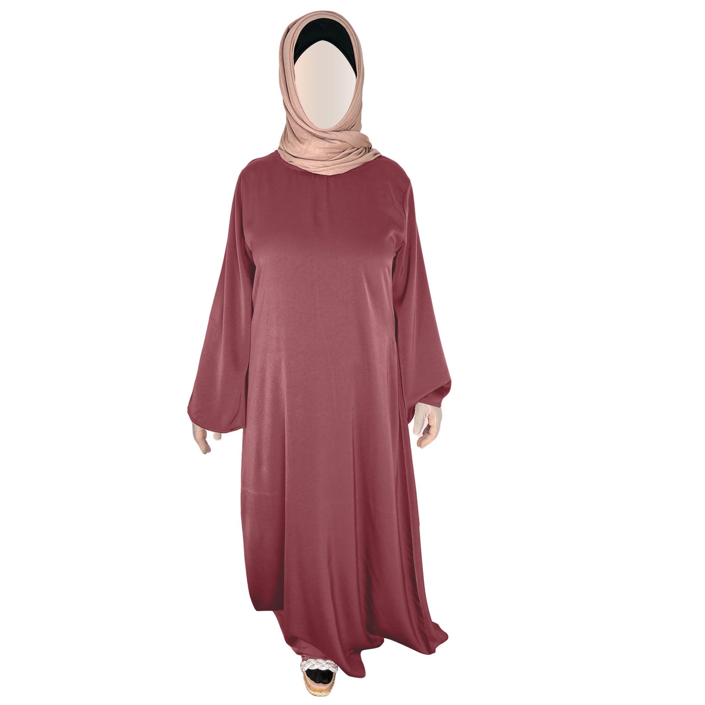 non-see-through material