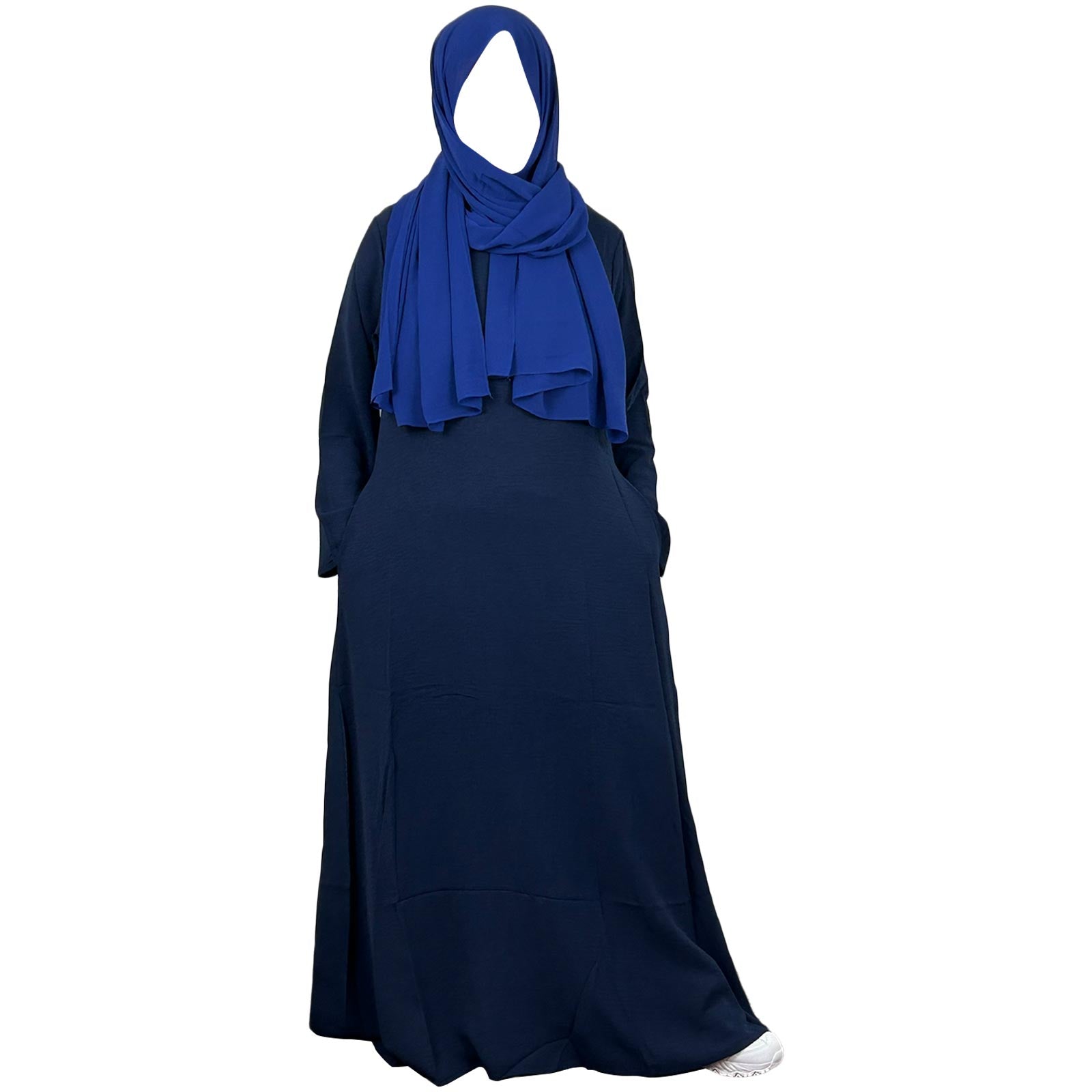 a-line-navy-blue-abaya-for-muslim-women