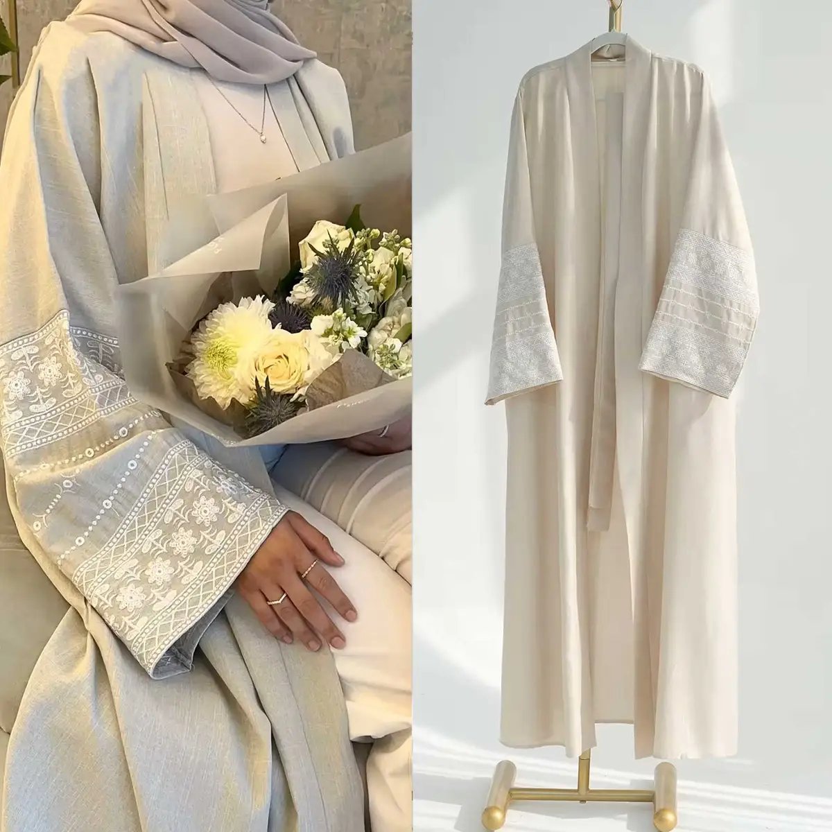 floral-embroidery-on-sleeves