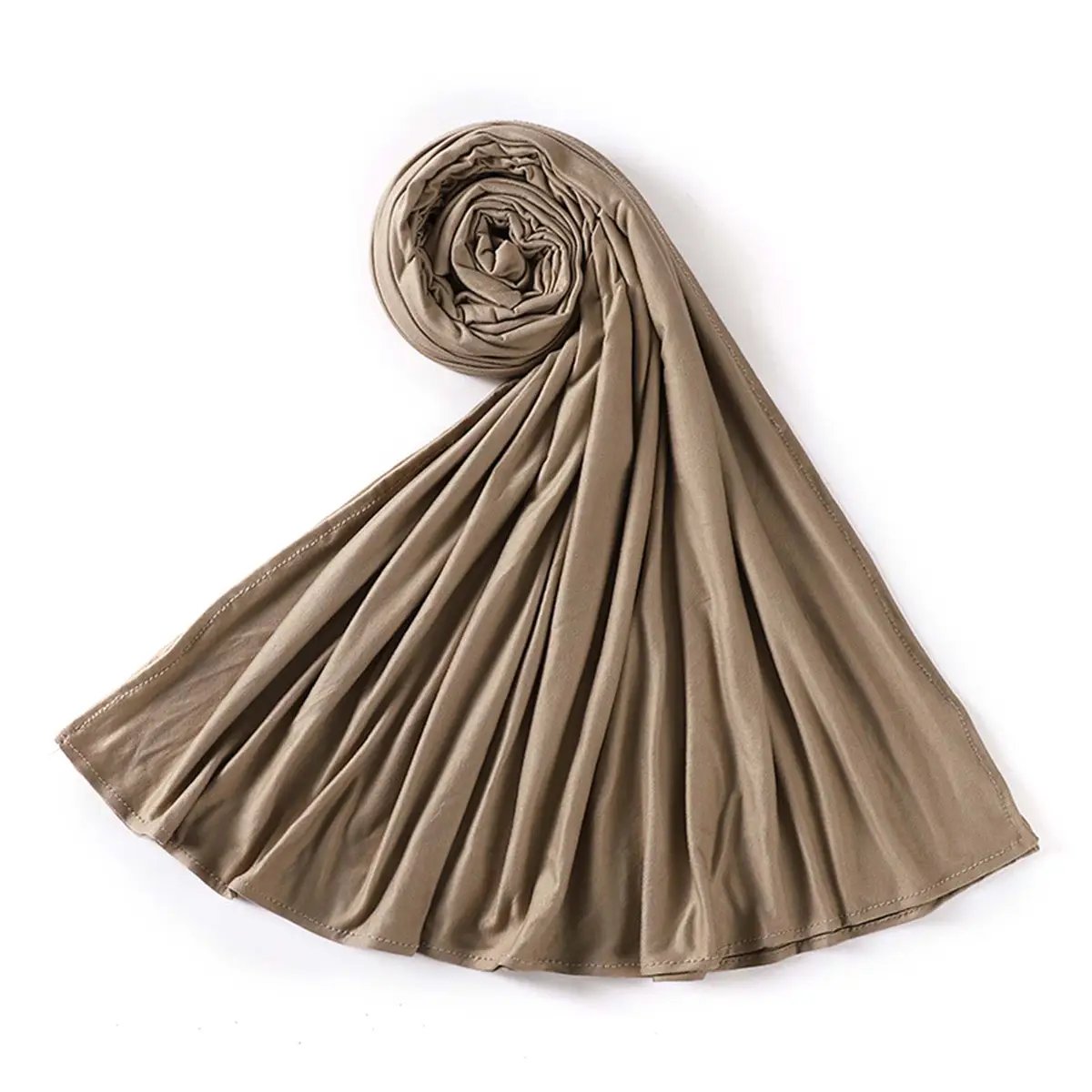 brown modal hijab head scarf