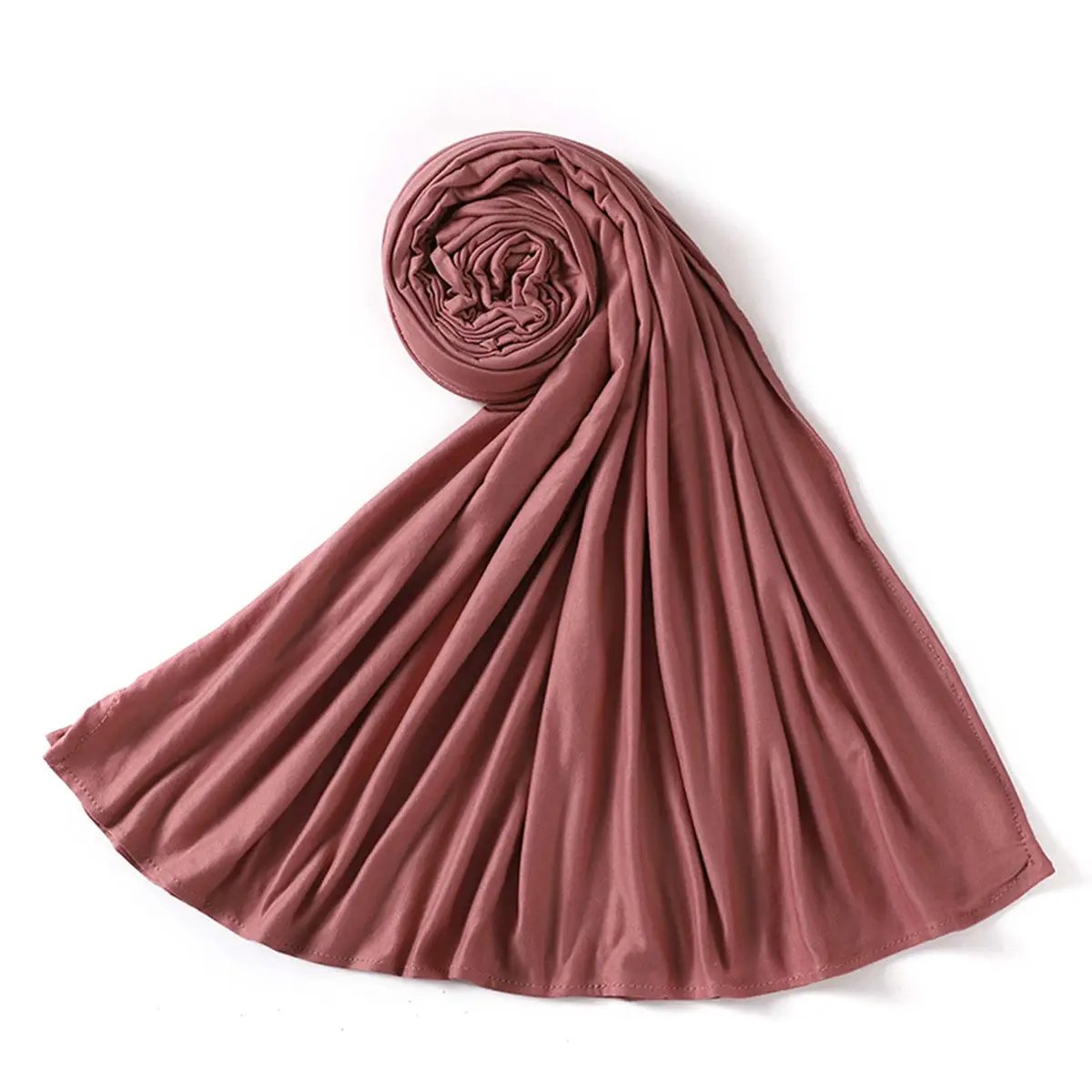 coral modal hijab head scarf