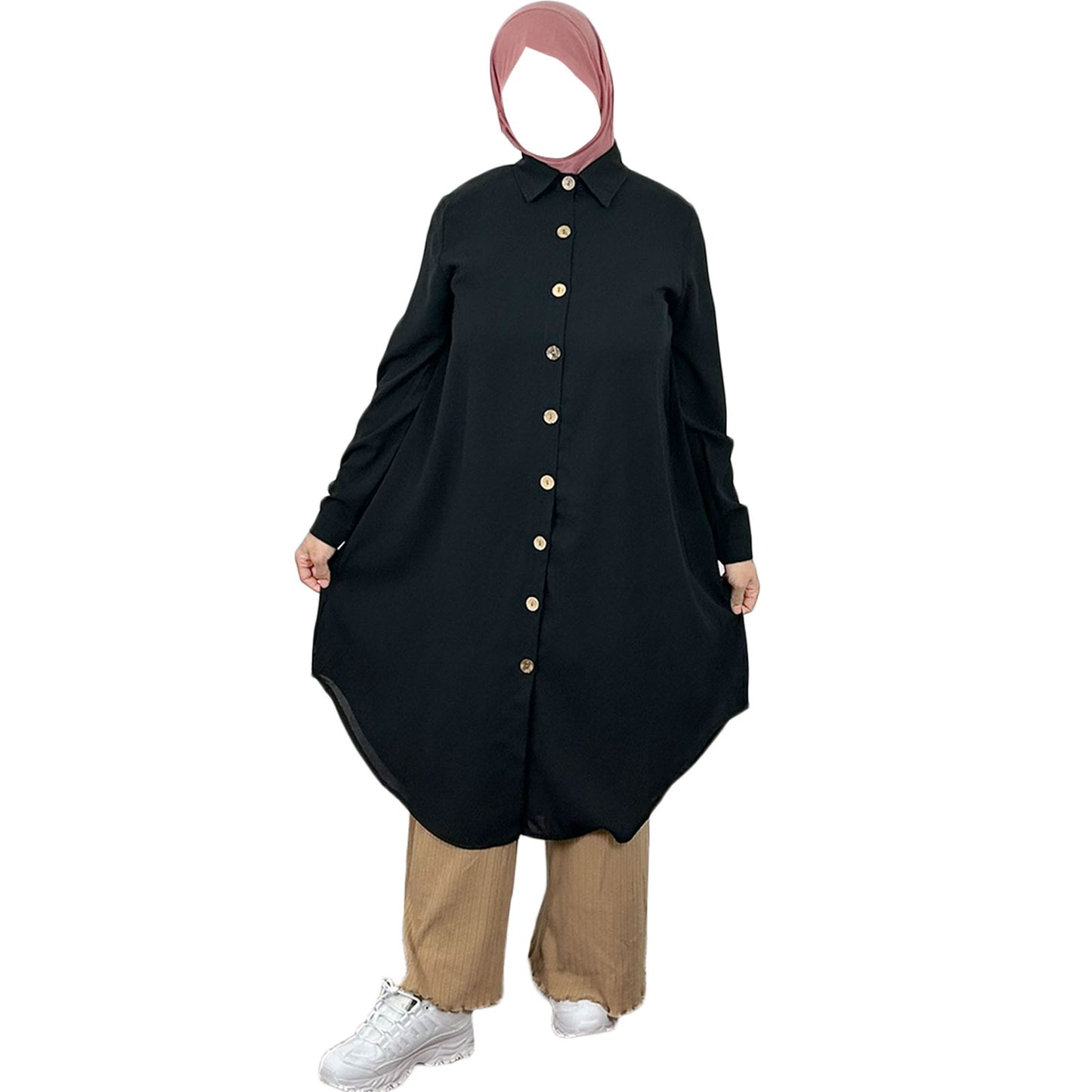 womens middle eastern long shirt A-line