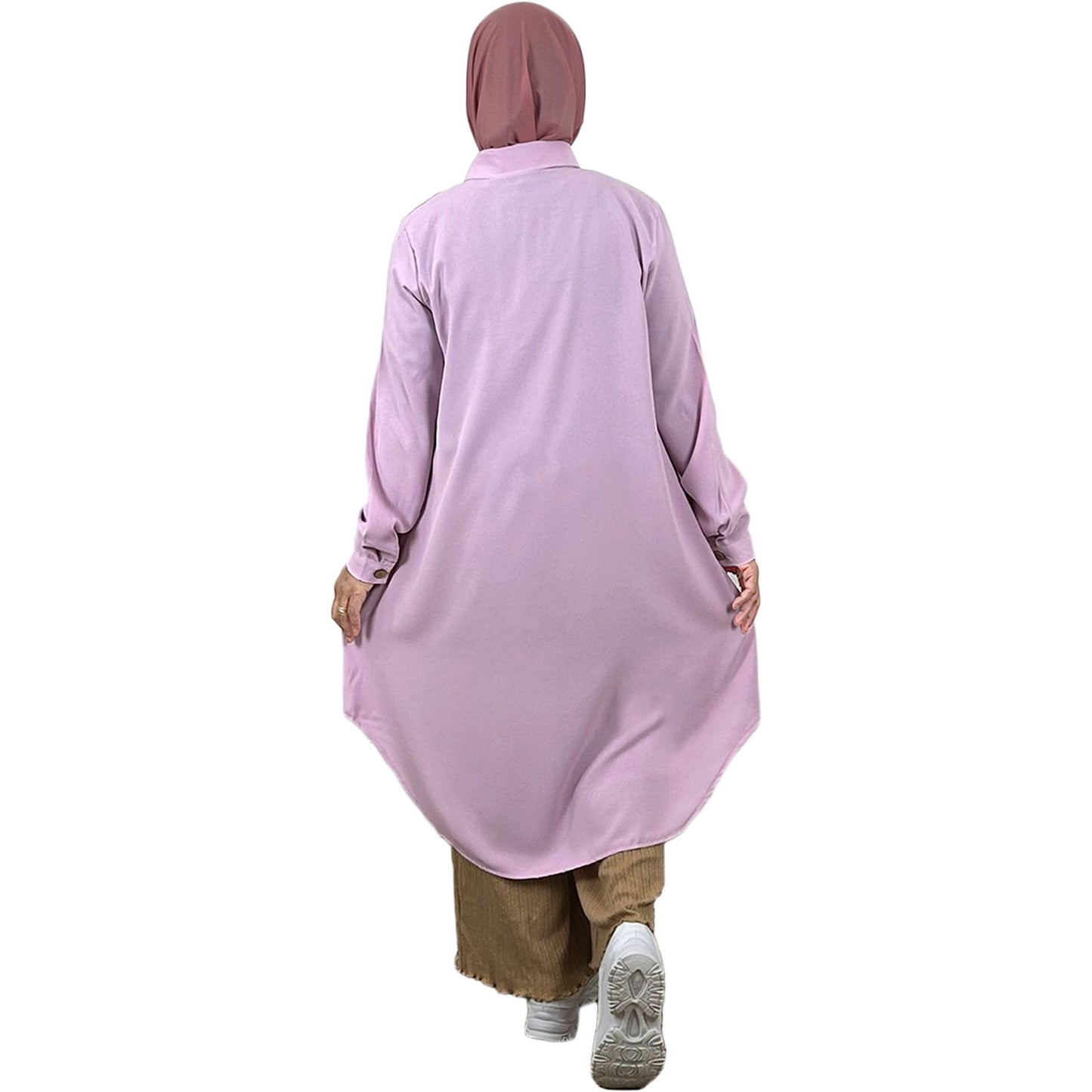 womens middle eastern long shirt back