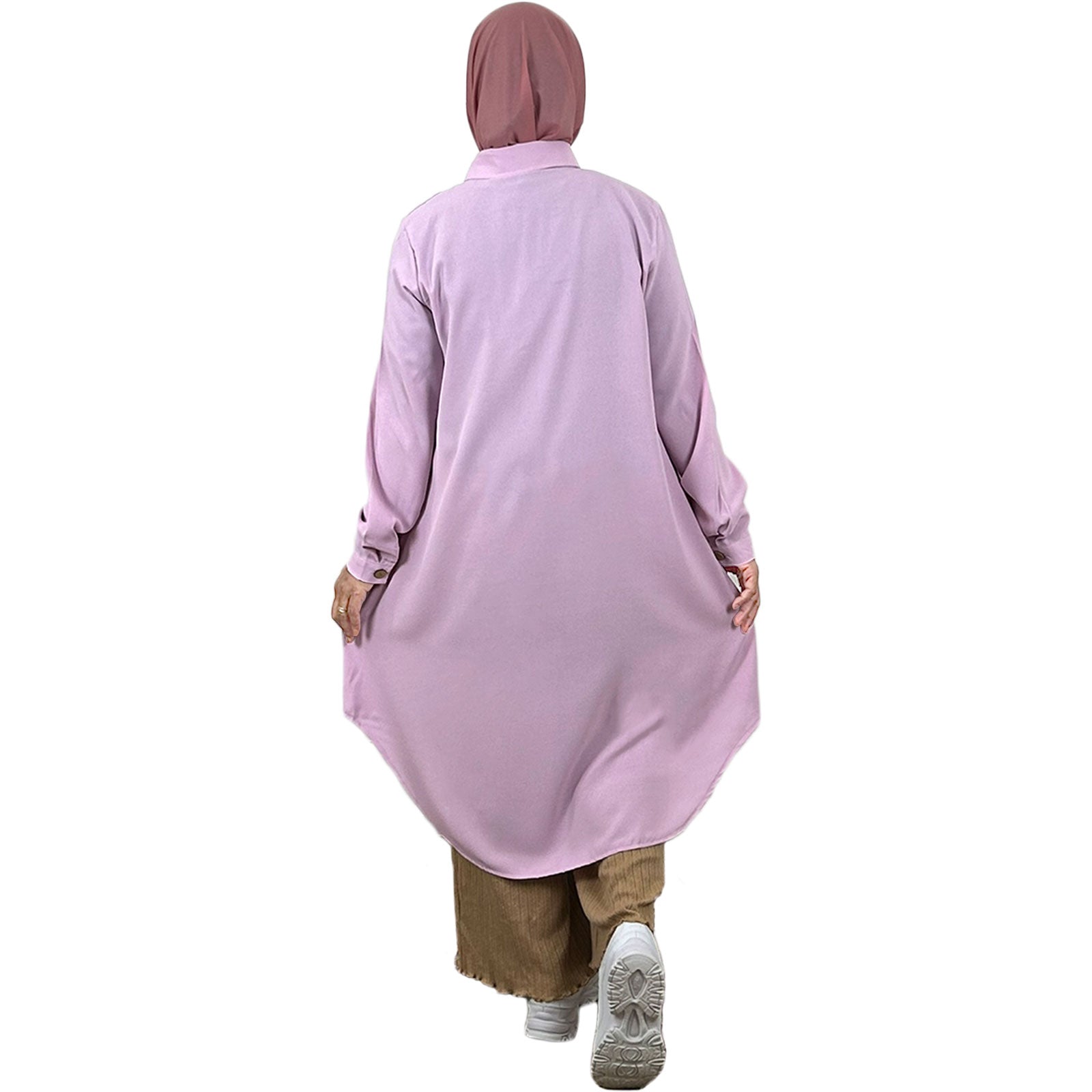 womens middle eastern long shirt back