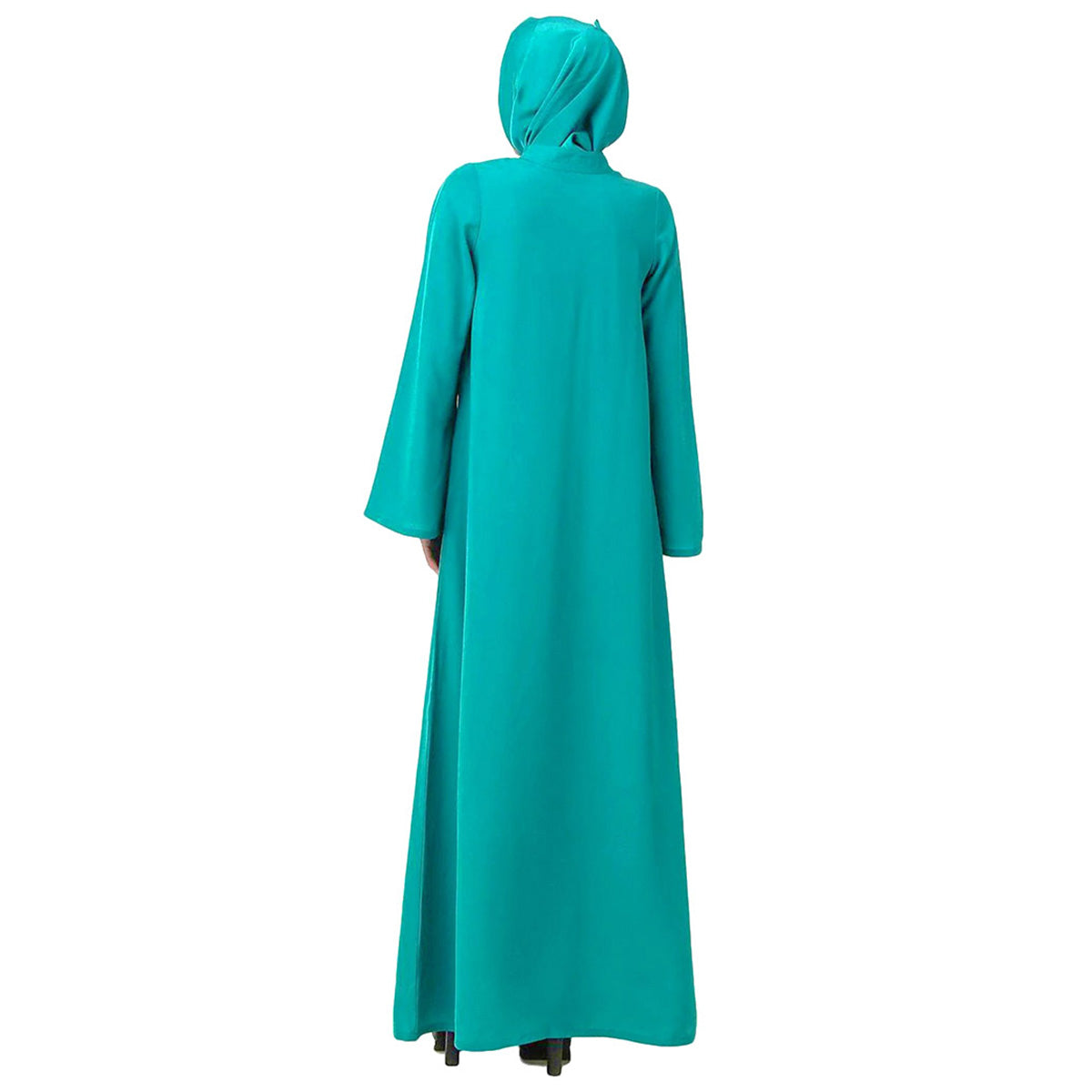 floor length 56-inch long abaya