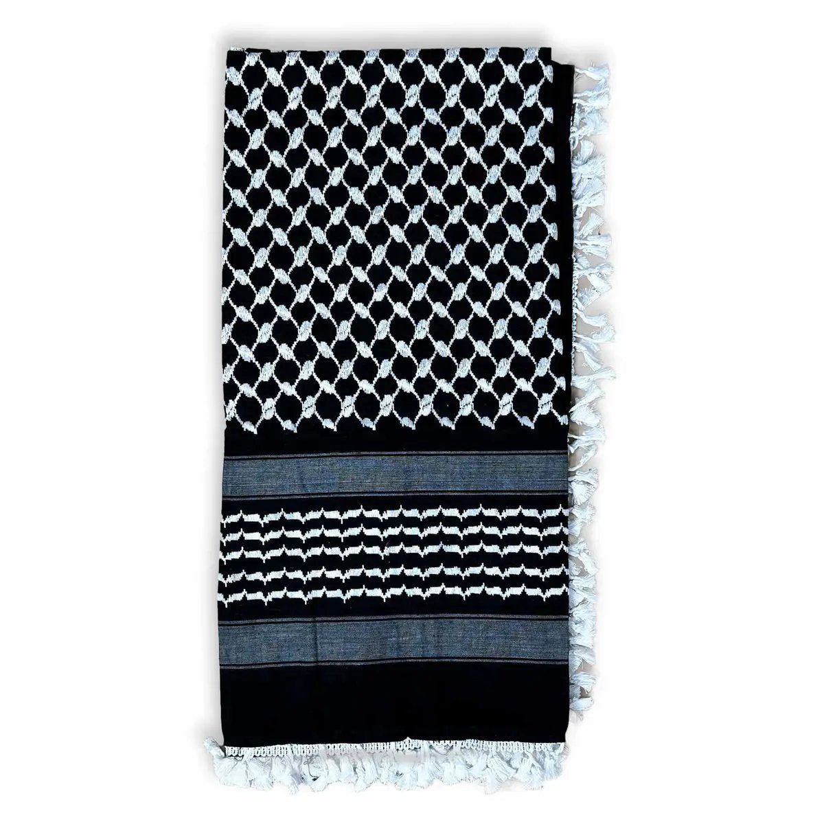 black-white-geometric-jacquard-weave