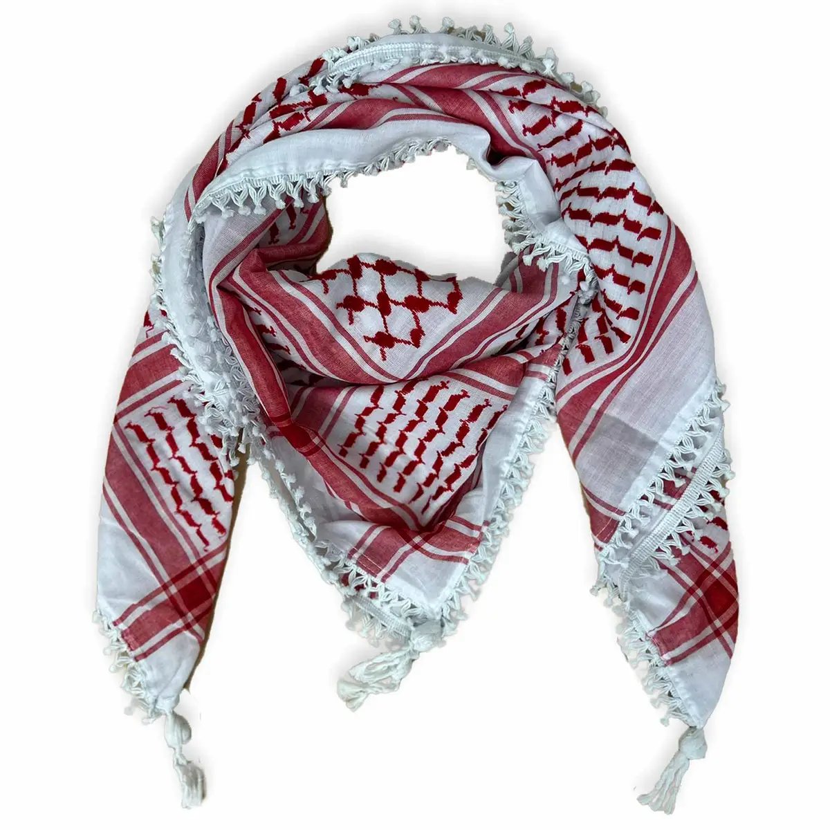 red-and-white-checkered-traditional-arab-scarf