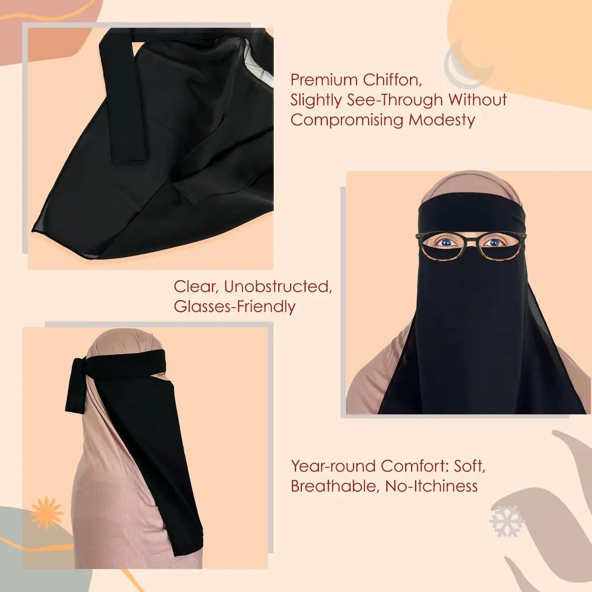 glasses friendly obstacle free vision