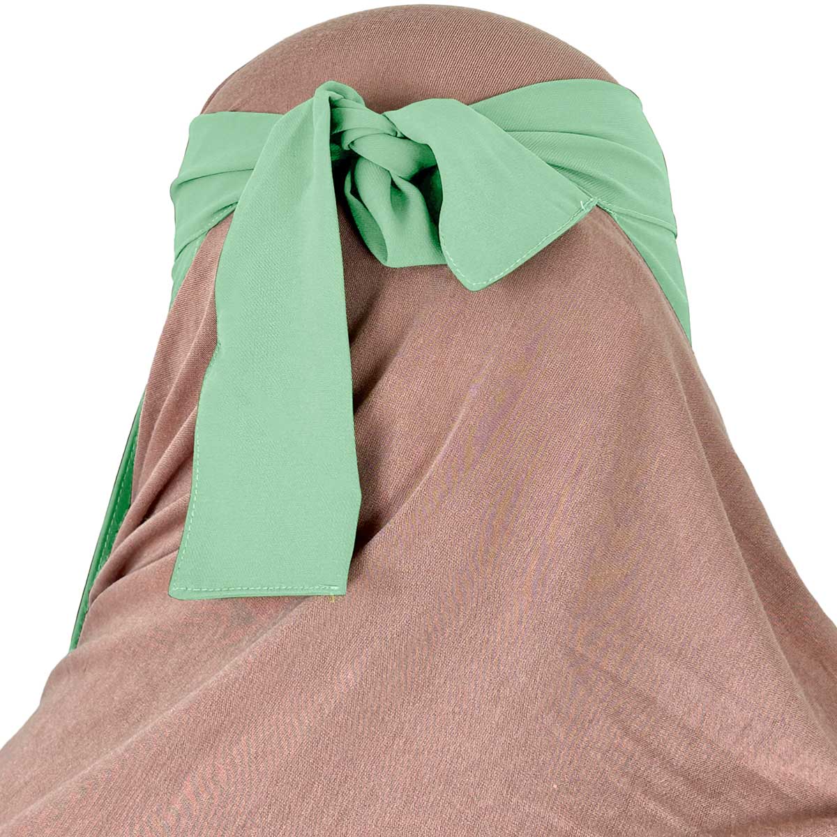 tie back niqab, sixteen inches wide, 18 inches long
