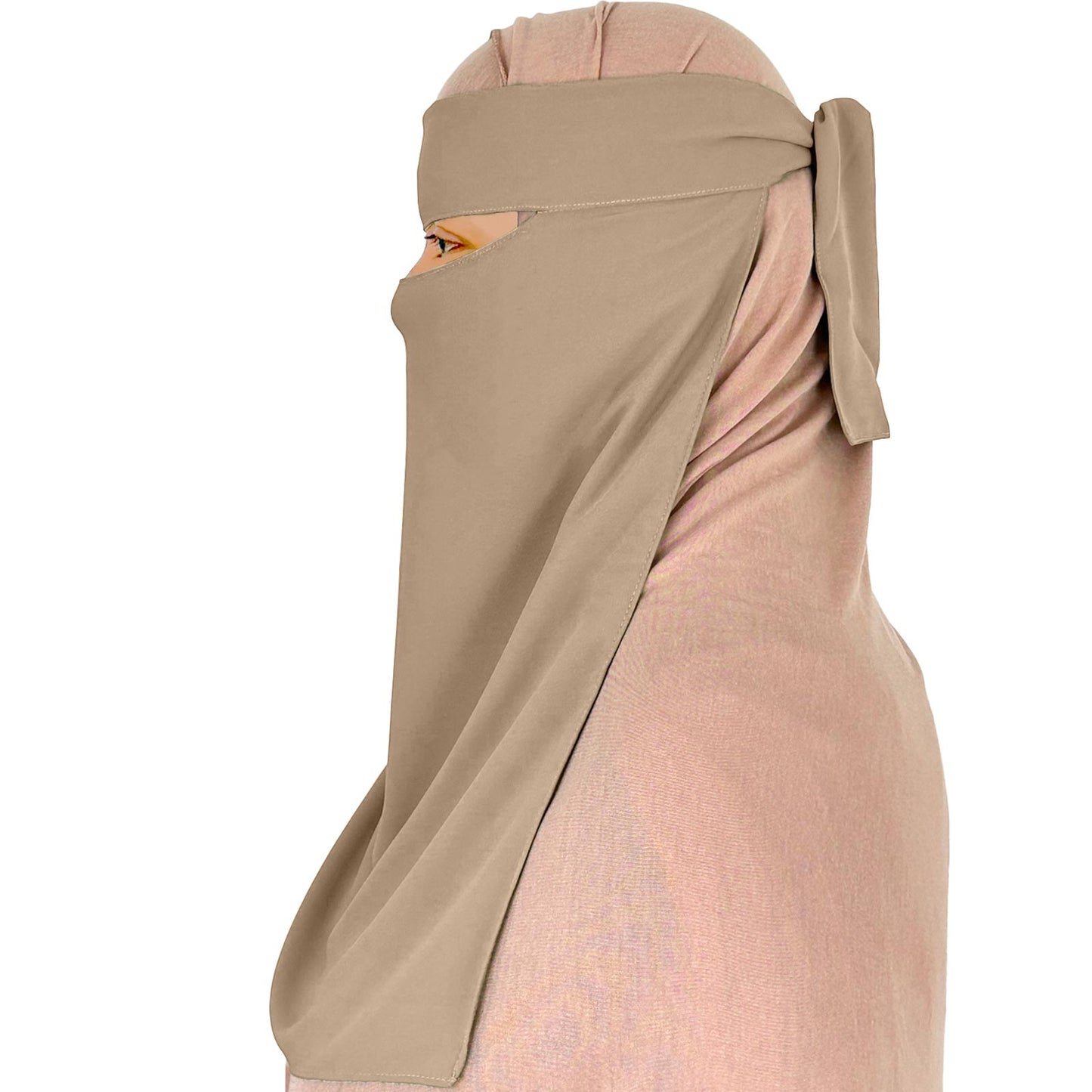 Single Layer Chiffon Niqab