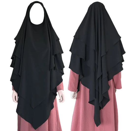 black long khimar