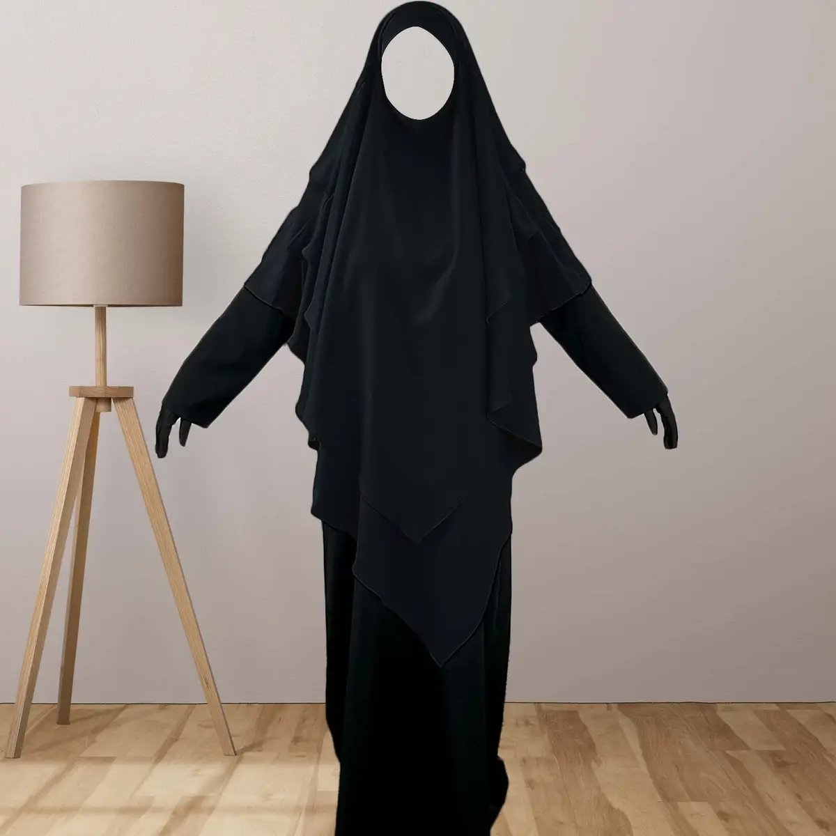 two-layer on the front