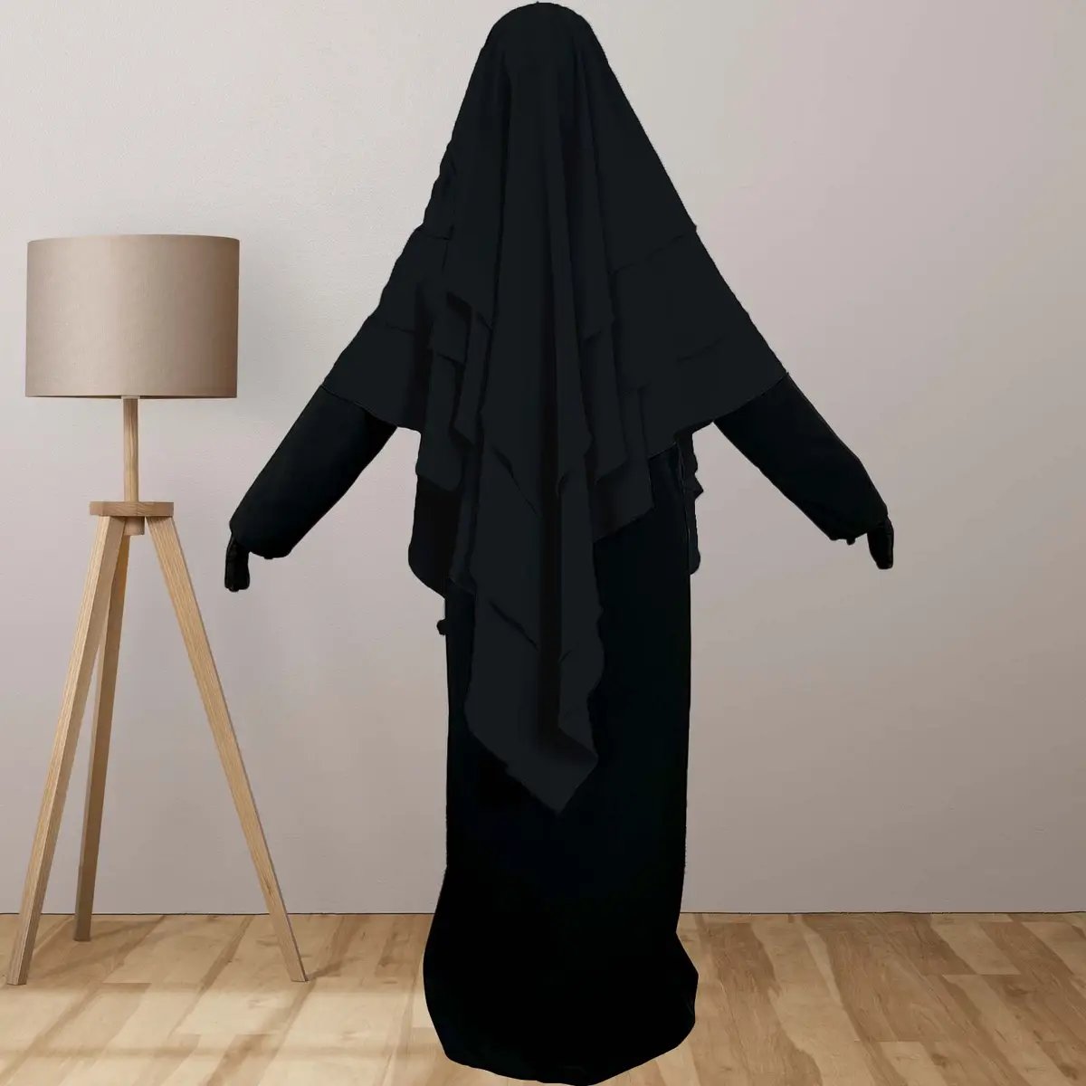 three-layer on the back