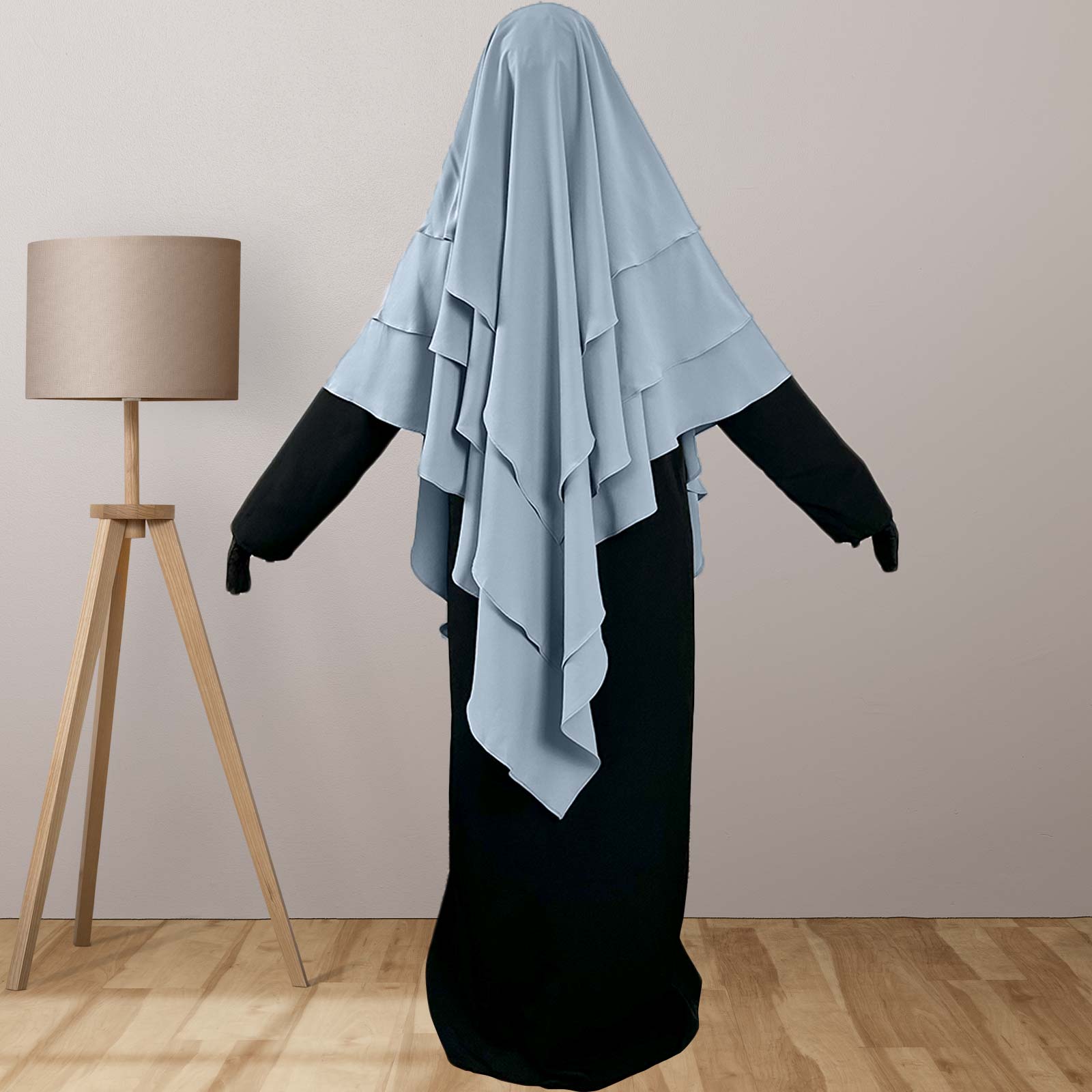 three-layer on the back