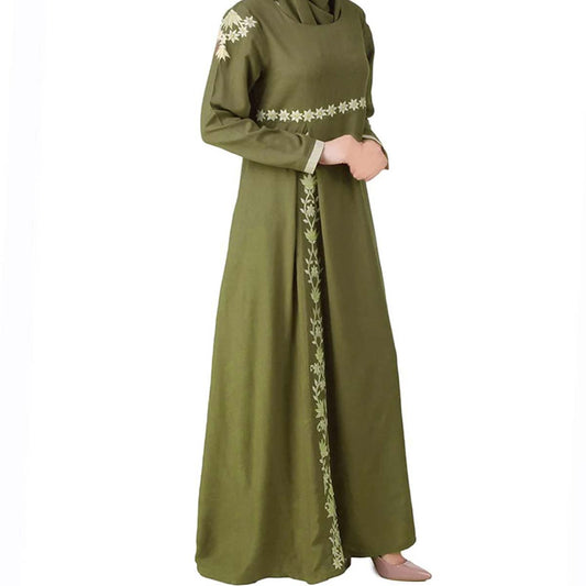 floral embroidered dress