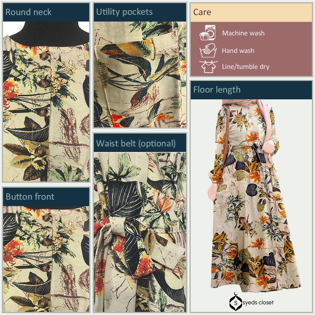 loose puff sleeve button front maxi dress