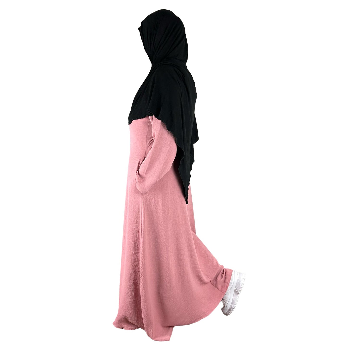 abaya with utility pockets