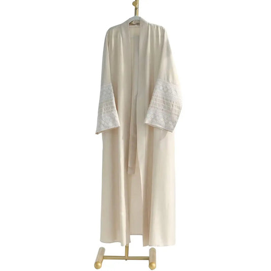 embroidered-open-front-abaya-beige