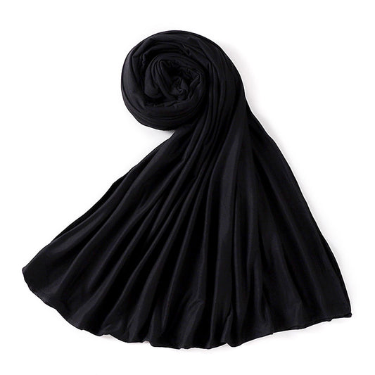 black modal hijab head scarf