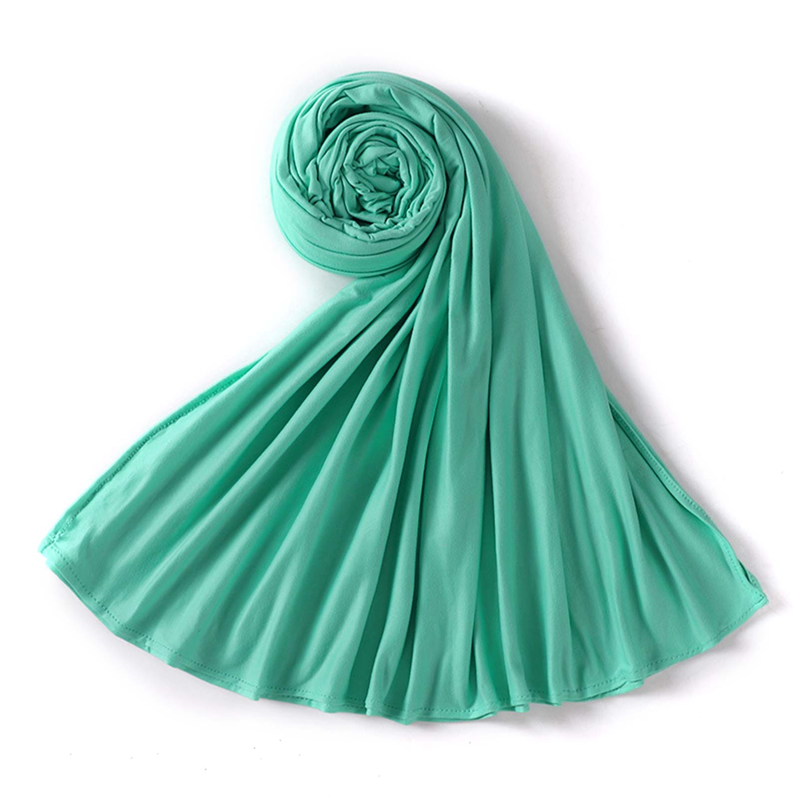 turquoise modal hijab head scarf