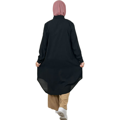 womens middle eastern long shirt back