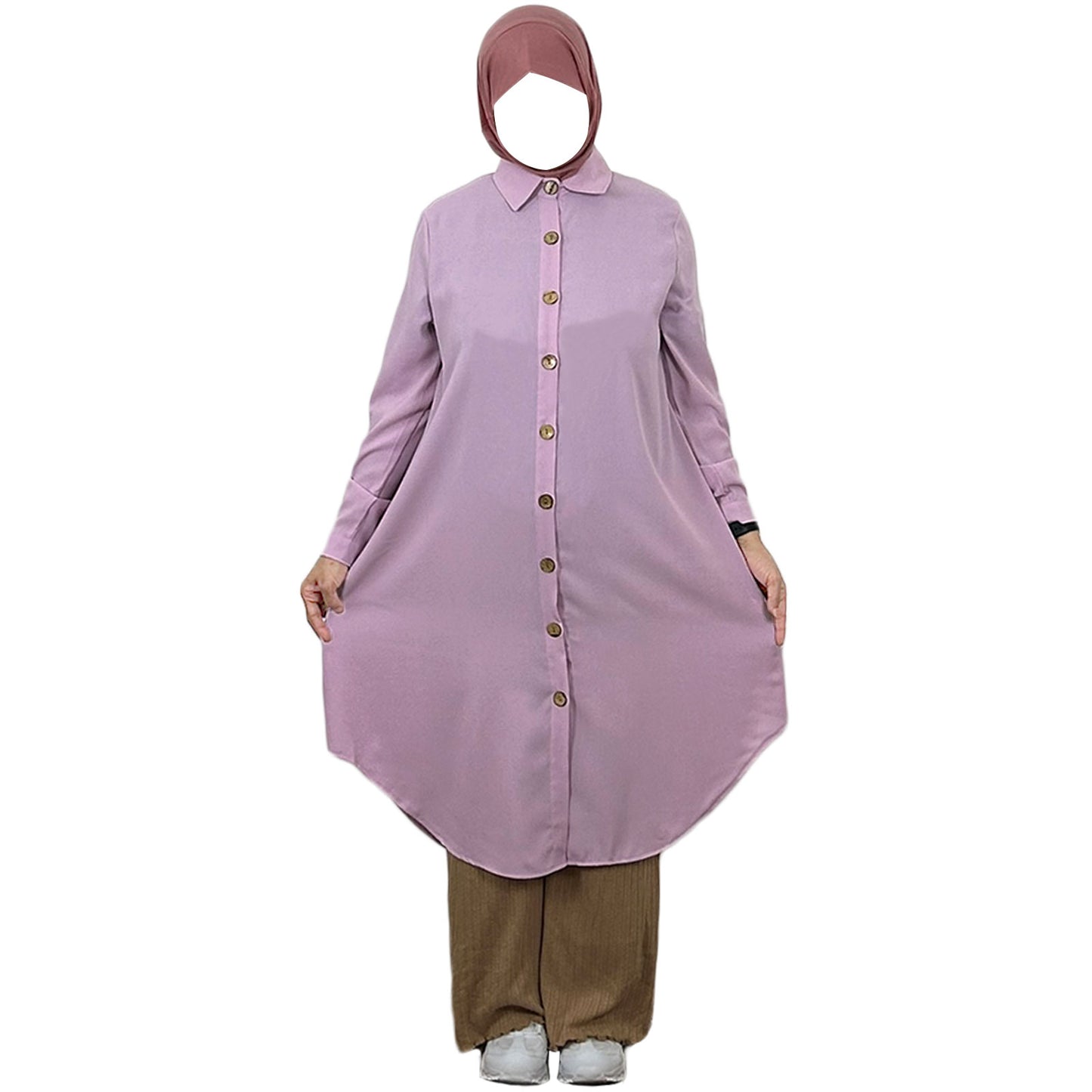 womens middle eastern long shirt A-line