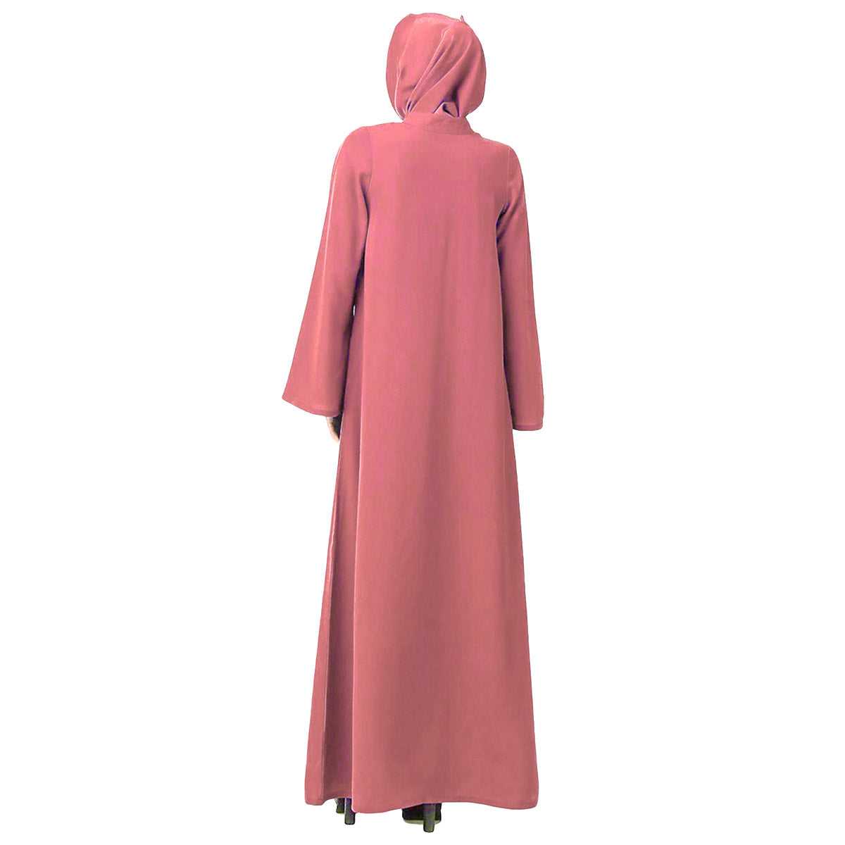 floor length 56-inch long abaya