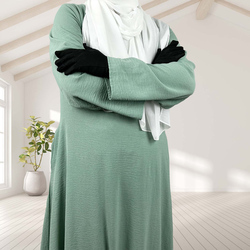 mint green abaya dress Mint Green Abaya