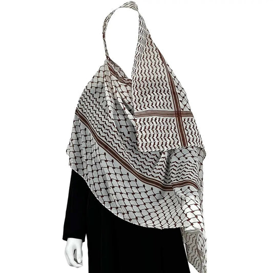 palestine-keffiyeh-scarf-brown-for-women